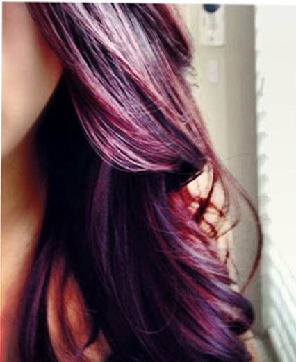 burgundy hair