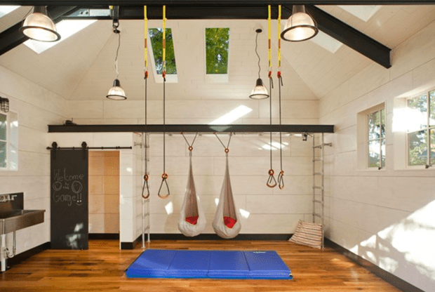 garage work out room
