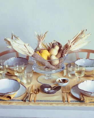 Corn Table Decor