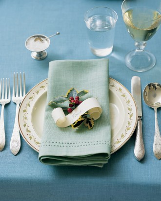 Holly DIY Place Card