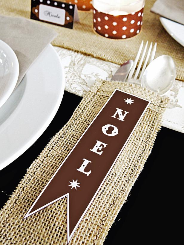 Rustic Chocolate Table Decor