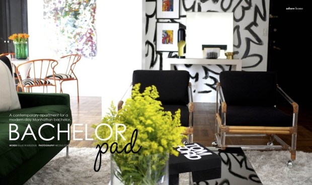 Bachelor Pad - Adore Home Magazine June-July 2012