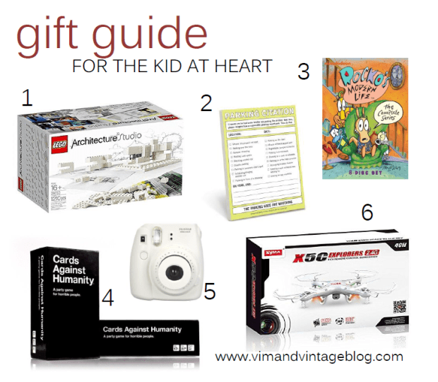Gift Ideas for the Kid at Heart! - Christmas 2014 - Vim & Vintage Blog
