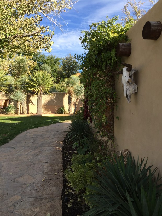 The Gage Hotel beautiful landscaping